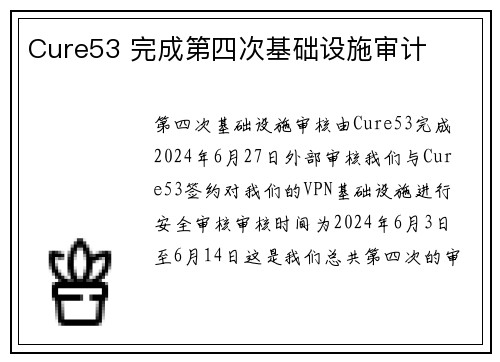 Cure53 完成第四次基础设施审计 